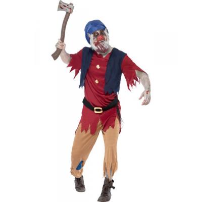 Costume zombie nain pour homme - M