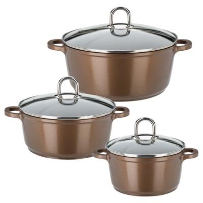 gsw 509008 gourmet premium colour lot de 3 ustensiles de cuisine bronze