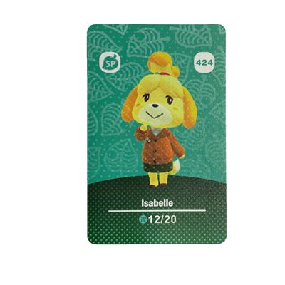 Amiibo Standard Carte pour Animal Crossing Séries 5 HAOBUY pour Nintendo Switch - NO.424 (8.6*5.4cm)