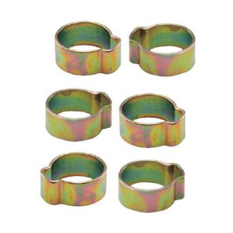 Mecafer - jeu de 6 colliers à oreilles pour tuyau 8x13 - 1