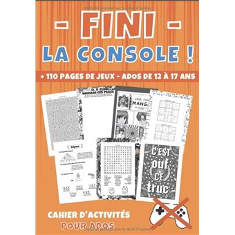 Livre de jeux pour ado fille 12-14 ans – Oh Bazar !