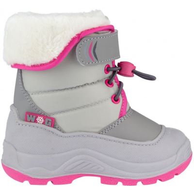 snowboots filles Bieber Hoppin mt gris / rose 28