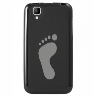 Coque souple pour Wiko Goa avec impression Motifs empreinte de pied