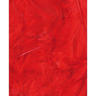 Plumes - Rouge - Sachet de 3 g - Ébouriffées - Lg 8 à 12 cm
