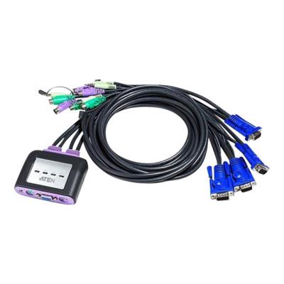 ATEN Petite CS-64A - KVM / audioschakelaar - 4 poorten - desktop