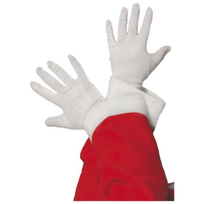 Gants blancs Père Noël adulte Taille Unique