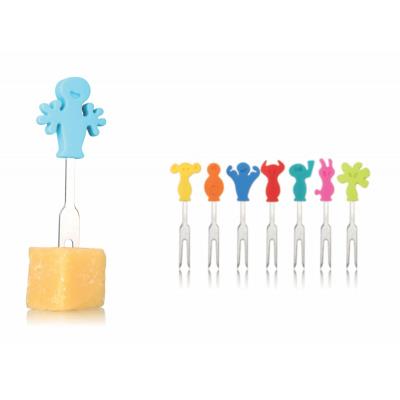 Bdx vacuvin set 8 mini fourchettes party people*ass