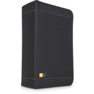 Case logic - cdw 128t - portefeuille pour disques cd dvd - 144 disques - nylon - noir