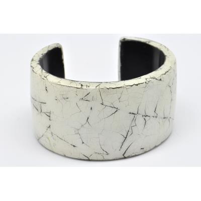 Bracelet large effet craquelé - Culture Mix