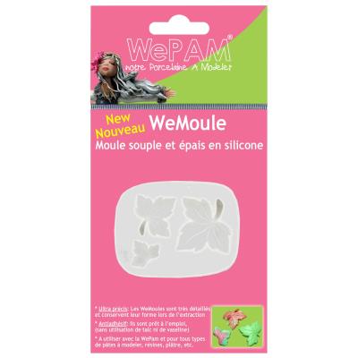 Moule en silicone (Push mould)'WeMoule' - Feuilles d'érable - WePam