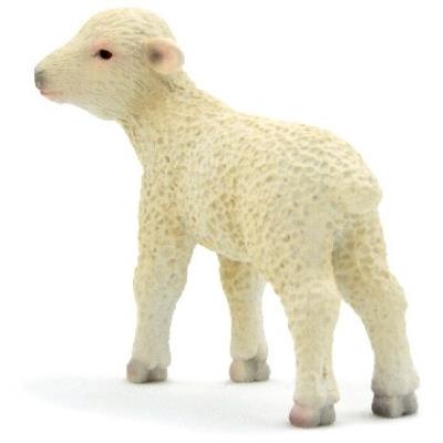 Mgm - 387098 - figurine animal - agneau blanc petit modèle - 6,5 x 4,5 cm animal planet ft-7098