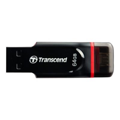 Transcend JetFlash 340 - USB-flashstation - 64 GB