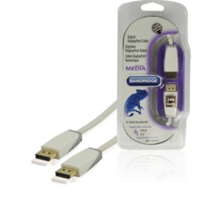 Digital displayport cable 1.00 m bandridge bbm37000w10