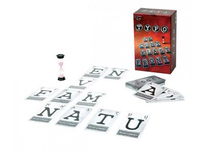 UNIVERSITY GAMES - Jeu de cartes: typo