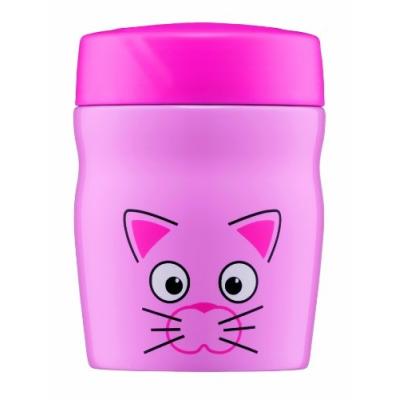 ALFI 0637101035 GAMELLE ISOTHERME FOODMUG EN ACIER INOXYDABLE CHAT ROSE 0,35 L