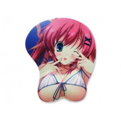 Tapis informatique relief manga rouquine tapis de souris relief sexy fun insolite informatique