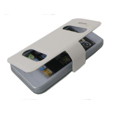 Etui Rabattable Ultra Slim Blanc pour Apple iPhone 5
