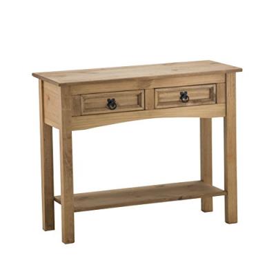 Birlea furniture corona table console 2 tiroir et 1 étagère en pin