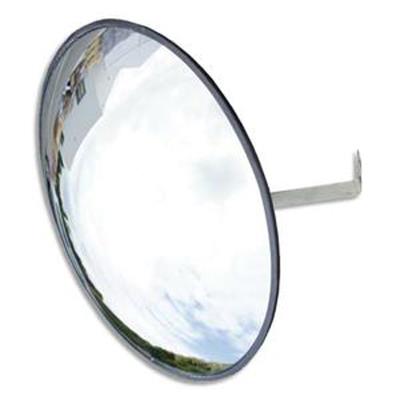 Miroir d'intérieur et d'extérieur avec fixation - Diamètre 33 cm contour noir