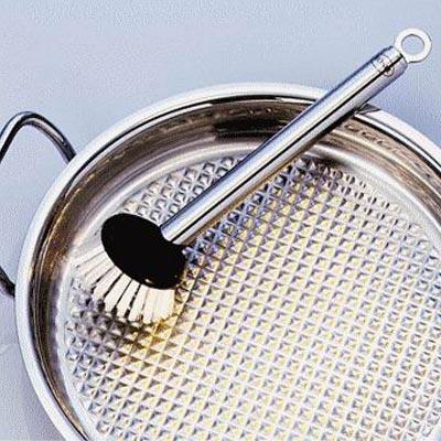 Rösle - Brosse à vaisselle avec tête changeable et poils en polyester