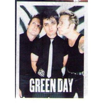 posters tissus sérigraphié  GREENDAY