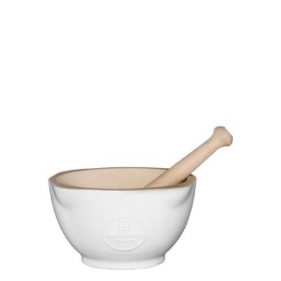 EMILE HENRY 110255 MORTIER CÉRAMIQUE ÉMAILLÉE COLORIS NOUGAT DIAMÈTRE: 15 CM