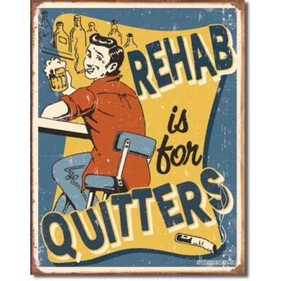Plaque ml Schonberg - Rehab is for quitters