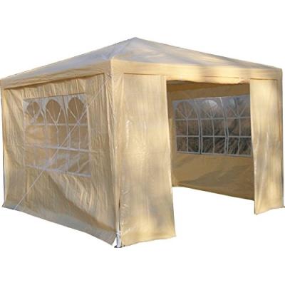 Esc ltd esc ltd - airwave tonnelle 3mx3m tente marquise fête beige 6 côtés 120g etanche