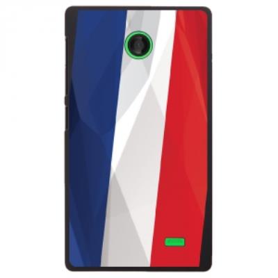 Coque rigide pour Nokia X avec impression Motifs drapeau de la France