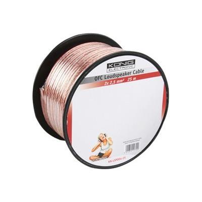 König OFC Loudspeaker Cable - câble pour haut-parleur en vrac - 25 m