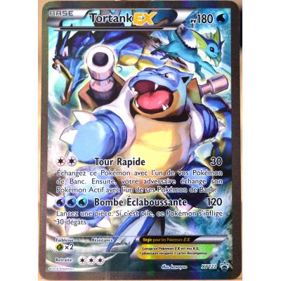 carte Pokémon XY122 Tortank EX 180 PV - FULL ART Promo