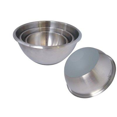 Bassine demi-sphérique inox fond silicone ø 30cm