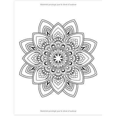 Mandalas Livre De Coloriage Pour Adultes: 50 motifs relaxants et  anti-stress, Mandala authentiques UNIQUES à colorier Série de livre de  coloriage pour adolescents et adultes (Cahier Coloriage Adulte) 