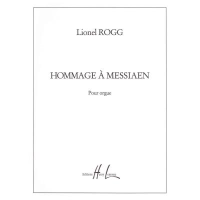 Partitions classique LEMOINE ROGG LIONEL - HOMMAGE À MESSIAEN - ORGUE Orgue