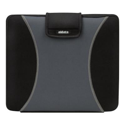 Enveloppe de protection néoprène noir et gris pour netbook 10