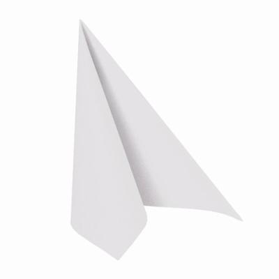 PAPSTAR 11622 50 LOT DE 50 SERVIETTES ROYAL COLLECTION BLANC 40 X 40 CM