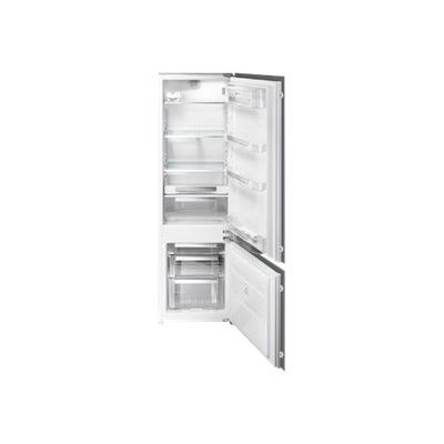 Smeg CR325APZD - réfrigérateur/congélateur - congélateur bas - intégrable - 54 cm