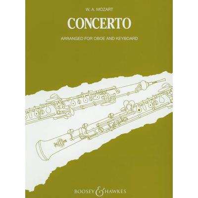 Partitions classique BOOSEY & HAWKES MOZART WOLFGANG AMADEUS - CONCERTO C MAJOR  KV 314 - OBOE AND ORCHESTRA Hautbois