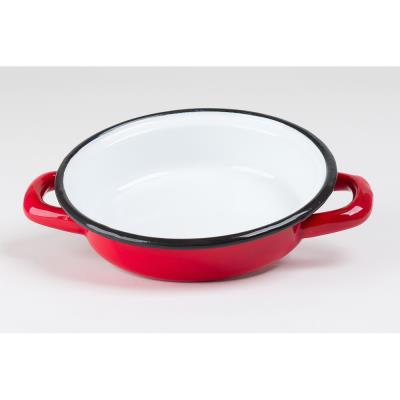 Beka plat rond 14 rouge caralu