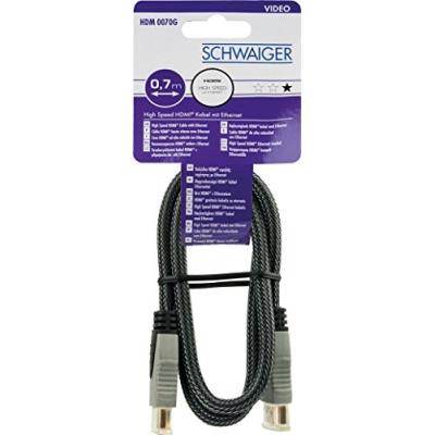 Schwaiger hdmi-kabel  high speed ethernet full hd & 3d tv  0 hdm0070g063