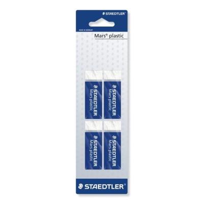 Staedtler Mars plastic 526 50 Gomme Carte blister avec 4 gommes - vue 2