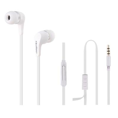 Écouteurs + microphone blanc qoltec 50803