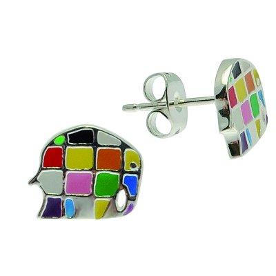 Puces d'oreilles argentées - Elmer