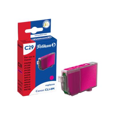 Pelikan C29 - magenta - inktcartridge (alternative for: Canon CLI-8M)