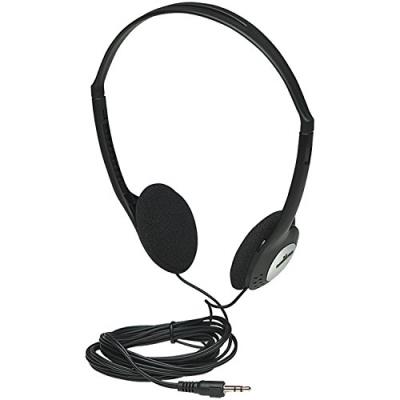 Manhattan Casque audio stéréo ultra léger avec arceau ajustable et fiche Jack 3,5 mm