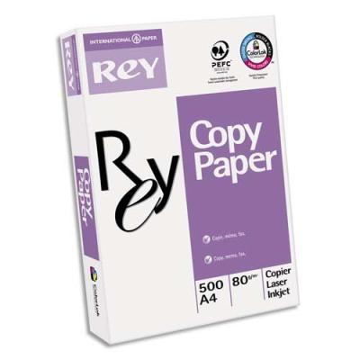 Rey 177102 Copy Paper Ramette de 500 feuilles Format A4 Qualité C 80 g Lot de 5