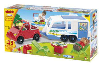 Set voiture et caravane abrick