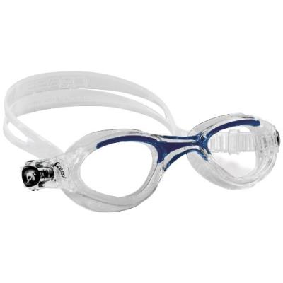 Cressi swim de203020 flash small lunettes natation verre clair taille unique bleu