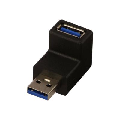 Lindy USB 3.0 90 Degree Up Type A Male to Female Right Angle Adapter - USB-adapter