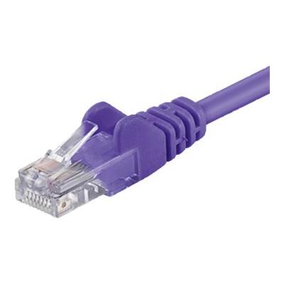 goobay netwerkkabel - 25 cm - paars